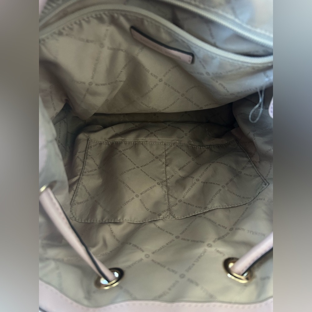 MICHEAL KORS ABBEY BLUSH PINK BACKPACK, STYLE# 35T9GAYB/C - Picture 7 of 10
